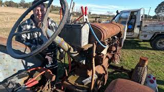 Fordson E27N sitting for years will it start part 1 [upl. by Eimmat]