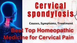 Cervical Spondylosis Causes Symptoms and Treatment in Hindi सर्वाइकल स्पॉन्डिलाइटिस Homeoapthic Dawa [upl. by Zonda]