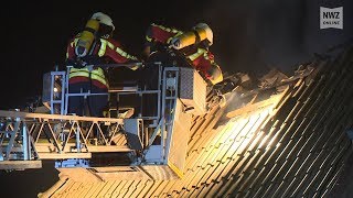 Großeinsatz für die Feuerwehr in Wiefelstede [upl. by Eizzo]