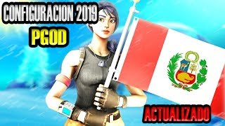 ✅🤯CONFIGURACION de PGOD 2019 🙀SENSIBILIDAD de FORTNITE ACTUALIZADO [upl. by Melville405]