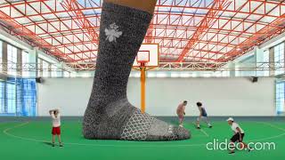 Big Comfort Big Performance  Giant Male Feet In Bombas Socks Commercial [upl. by Filberte888]