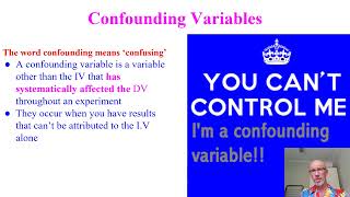 Extraneous vs Confounding Variables VCE Psychology [upl. by Trutko]