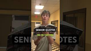 that was julia’s actual senior quote americanhighshorts senioryear yearbook seniorquotes [upl. by Ennayhc]