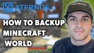 How to Backup Minecraft World in Aternos Server  Full 2024 Guide [upl. by Westfahl]