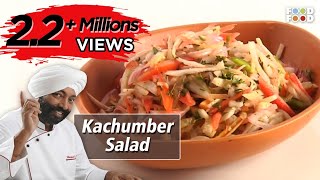 Kachumber Salad Recipe  कचुम्बर सलाद  Turban Tadka  FoodFood [upl. by Leinahtan972]