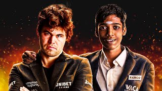 Magnus Carlsen vs Praggnanandhaa [upl. by Shulock]