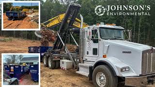 Dumpster Rental Fortson GA  Johnsons Environmental  7064063867 [upl. by Anyt]