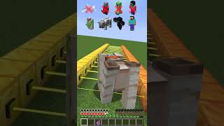 Ultimate Laser vs Mob Test shorts minecraft memes [upl. by Tegan]