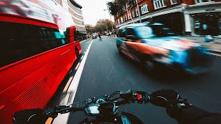 UNCUT City Ride  YAMAHA MT07 AKRAPOVIC  QUICKSHIFTER 4K [upl. by Patricio578]