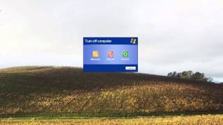 Windows XP final shutdown [upl. by Selrahcnhoj]