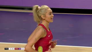 Vitality Netball World Cup 2019  Vitality Roses vs Trinidad amp Tobago highlights [upl. by Etteuqram525]