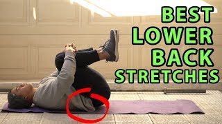 11 Best Lower Back Stretches For Pain amp Stiffness [upl. by Lenroc645]