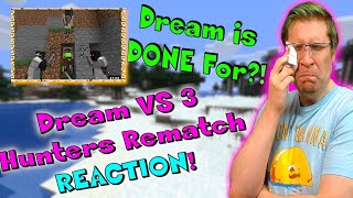 Minecraft Speedrunner vs 3 Hunters REMATCH Reaction  Is Dream Done For [upl. by Rats]