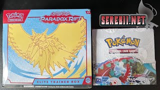 EARLY Paradox Rift Booster Box amp Elite Trainer Box Pokémon TCG Opening [upl. by Barvick]