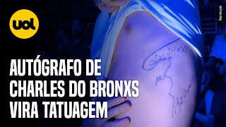 LOUCURA NO UFC CHARLES DO BRONXS ETERNIZADO NA PELE DE FÃ [upl. by Blain618]