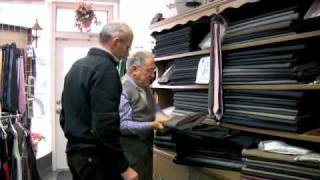 Emil Fusaro Tailor  Picking the Fabric [upl. by Valle]