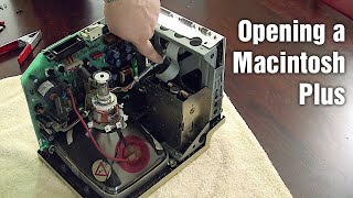 Opening a Macintosh Plus [upl. by Annavaig441]