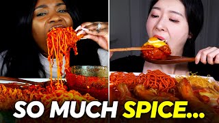 Mukbangers EAT EXTREME SPICY FOODS [upl. by Eliezer535]