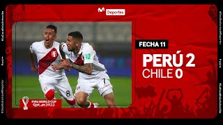 PERÚ vs CHILE 20 Resumen y GOLES del partido  FECHA 11  ELIMINATORIAS QATAR 2022 ⚽ [upl. by Reklaw]