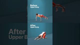 Before abd after upper body exercises [upl. by Gabrielson]