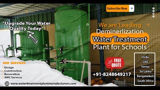 DM Water Plant  Kanchipuram  Chennai  CALL US 918248649217  Bangalore  Andhra  Kerala Goa [upl. by Peace]