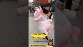 Big puffy unicorn 🦄 adorablecuteplushies shorts fyp cute trending funny [upl. by Mcclary]