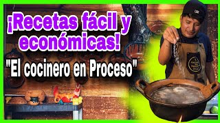 ¡Tres Recetas Económicas para la semana  El Cocinero en proceso recetasdecocina comidamexicana [upl. by Taffy]