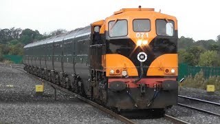 Irish Rail 071 Class Loco on Belmond Grand Hibernian  Adamstown Dublin [upl. by Blackstock]