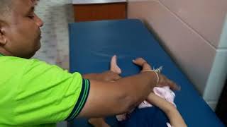 How to do pediatric physical therapy assessment pediatric physio hooghly chinsurah chiropractor [upl. by Heda]