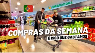 FAMÍLIA de quatro pessoas gastos com supermercado em Portugal 2023 [upl. by Bovill103]