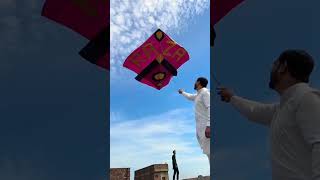 Kite Flying  Patang Bazi  Basant Festival  Beautiful Kite  6 Tawa  Big Kite [upl. by Eniowtna399]