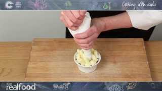 How to fill and use a piping bag  Cooking with Kids [upl. by Norrehc]