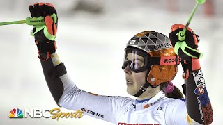 Vlhova wins Shiffrin third in Are giant slalom  NBC Sports [upl. by Faus]