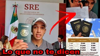 Cómo sacar PASAPORTE MEXICANO  CÓMO tramitar el PASAPORTE MEXICANO COSTOREQUISITOSPASOS [upl. by Ilenay]