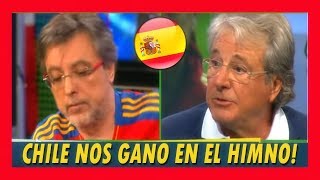 Españoles Nos ganaron en el Himno ESPAÑA VS CHILE [upl. by Babara]