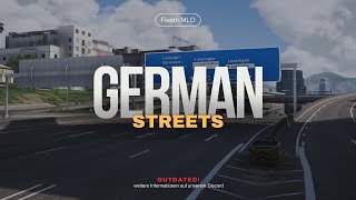 German Streets  Deutsche Autobahnschilder für Fivem [upl. by Bromleigh]