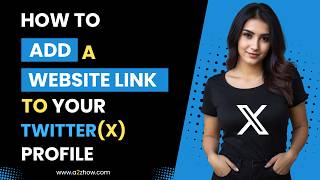 How to Add a Website Link to Your Twitter X Profile [upl. by Mixam]