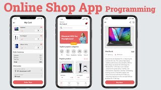 Android Studio Project App tutorial  Online Shop App Ecommerce Programming [upl. by Hurd]