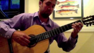 Erik Satie  Gymnopedie no 3  Classical Guitar Ryan Walsh Portland Oregon [upl. by Mairam]