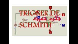 trigger de schmitt اشارة الساعة بالبوابات المنطقية [upl. by Jennee]