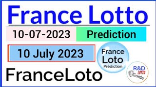 France Lotto Prediction for 10 July 2023  TODAYS FRANCE LOTTO 10072023 [upl. by Areema]