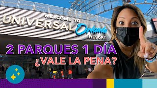 🔥 UNIVERSAL STUDIOS 2 PARQUES en UN DÍA 🔥 Qué hacer Park to Park Orlando [upl. by Ahcsap]