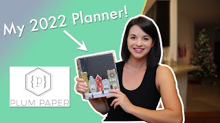 PLUM PAPER PLANNER 2022  Why I Picked A Plum Planner My Customizations Review And MORE [upl. by Prud]