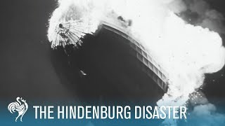 Hindenburg Disaster Real Zeppelin Explosion Footage 1937  British Pathé [upl. by Artemisa]