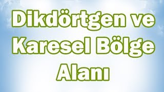 DİKDÖRTGENİN ve KARENİN ALANI Konu Anlatımı  5 Sınıf Matematik [upl. by Orella]