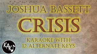 Crisis Karaoke  Joshua Bassett Instrumental Lower Higher Female Original Key [upl. by Kiraa536]