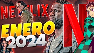 Estrenos Netflix Enero 2024  Top Cinema [upl. by Neenaj]