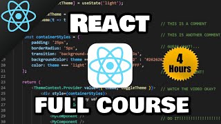 React Full Course for free ⚛️ 2024 [upl. by Marja]