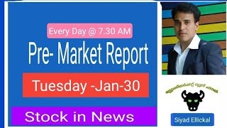 Pre Market News  Stock Market News Malayalam  Stock Market Kerala [upl. by Olleina23]