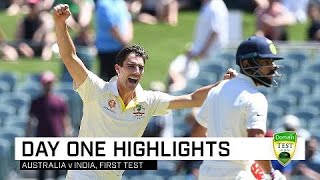 Cummins Khawaja lead Aussie charge  First Domain Test [upl. by Ennagrom]